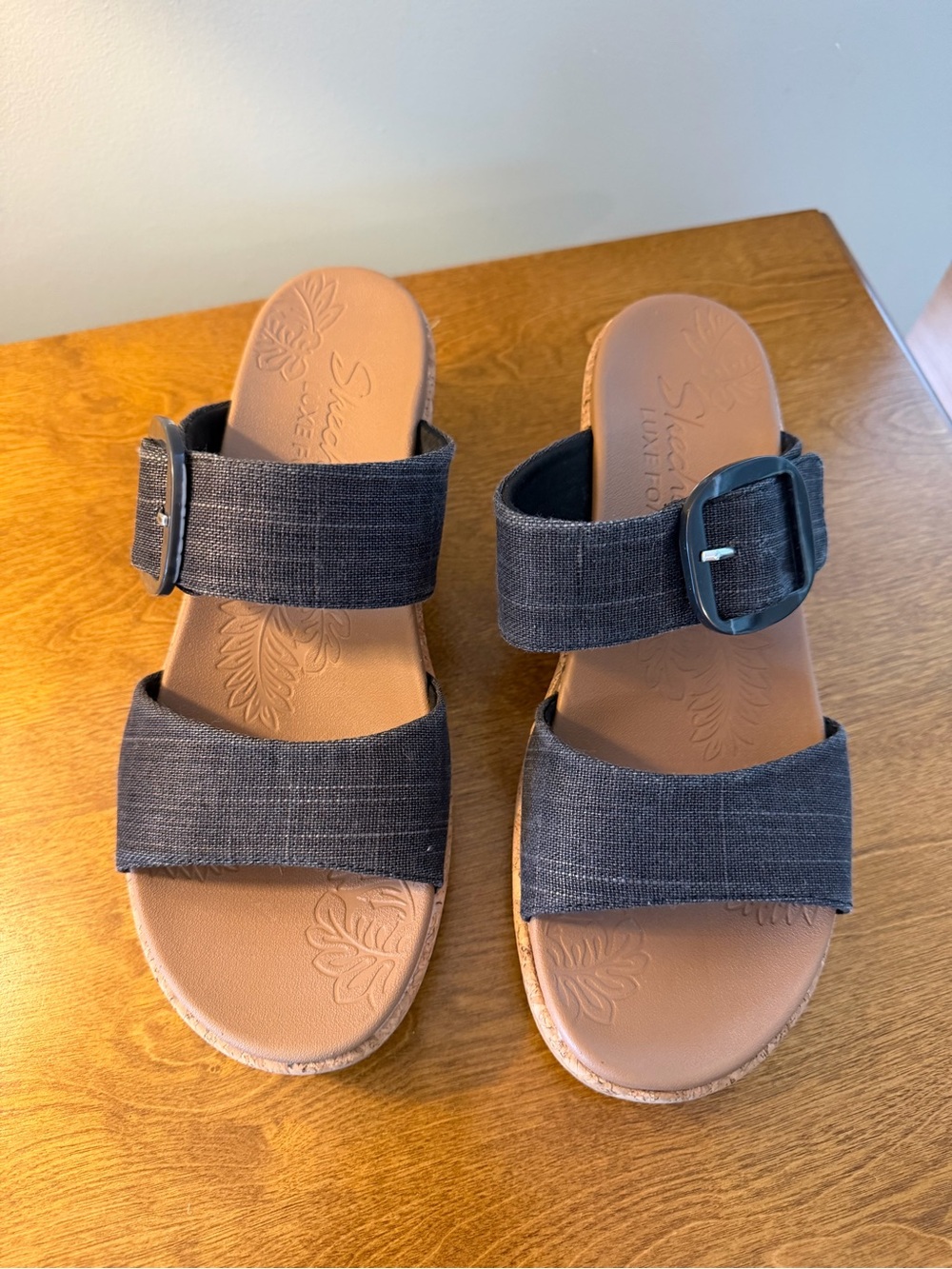Sketchers Brystol Vegan Adjustable Heeled Sandals Size 8